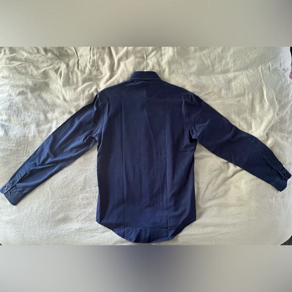 Men’s NWT Singer + Sargent Dark Blue Button Down Shirt - Picture 2 of 3